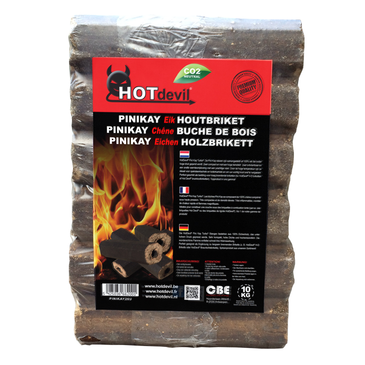 Briquettes de bois Pini kay 100% chêne – Demi-palette (480Kg) – Image 3